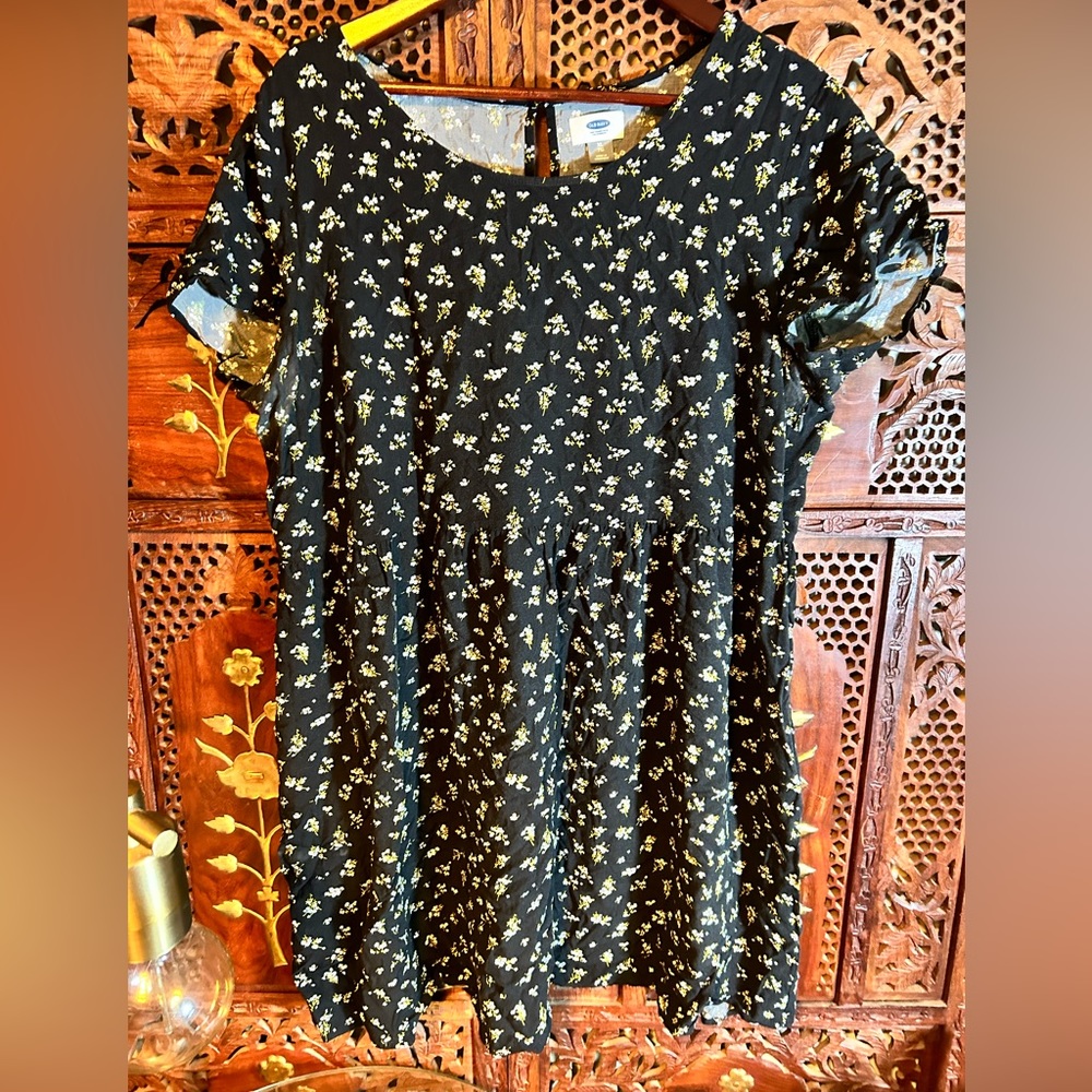 Floral baby doll dress.